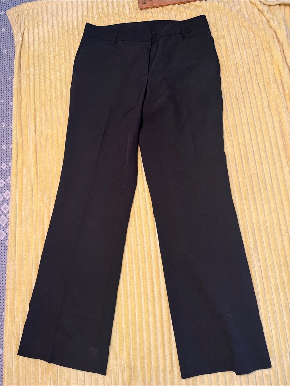 DKNY Black Straight-Leg Dress Pants